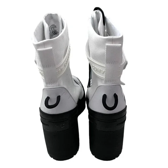 Converse Chuck Taylor All Star GR82 XX-HI High Heel Boots White/Black Size 8.5 - Picture 2 of 10